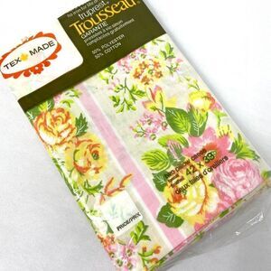 Vintage floral cottage core deadstock pillowcases